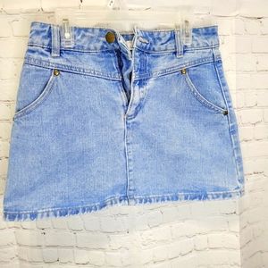 Forever 21 Lightwash Denim Jean Skirt
